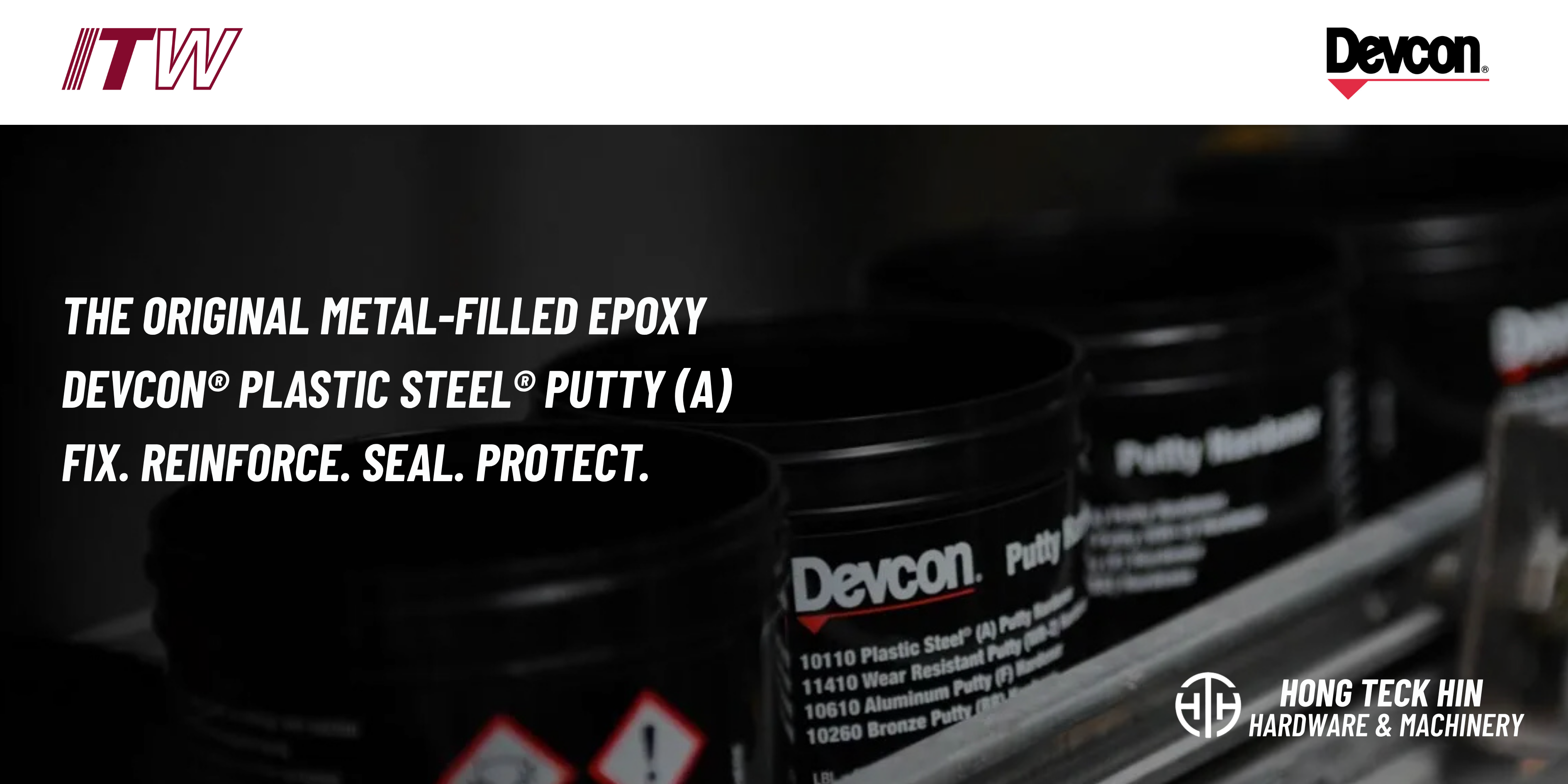 Devcon Plastic Steel Putty A Banner HTH