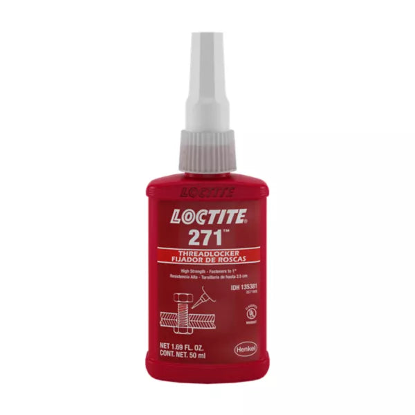 Loctite 271 Acrylic Anaerobic Threadlocker Red 50ml