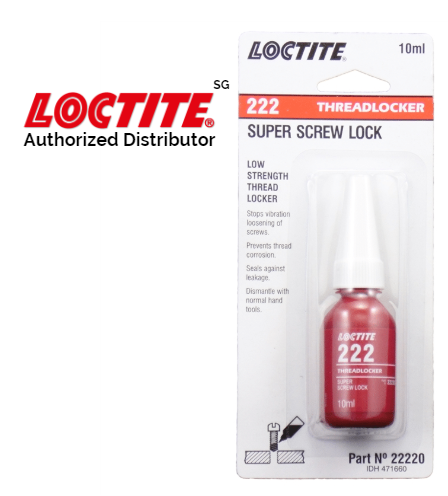 Loctite 222 Threadlocker Purple 10 ml