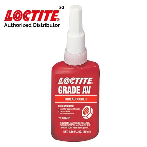 Loctite Grade Av Mediumvisc High Strength Threadlocker 50ml Hong