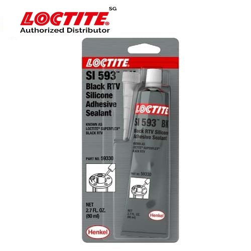 Loctite SI 593 Silicone Adhesive Black Hong Teck Hin