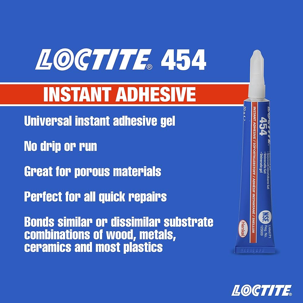 The Best Super Glue For Wood: Loctite 454