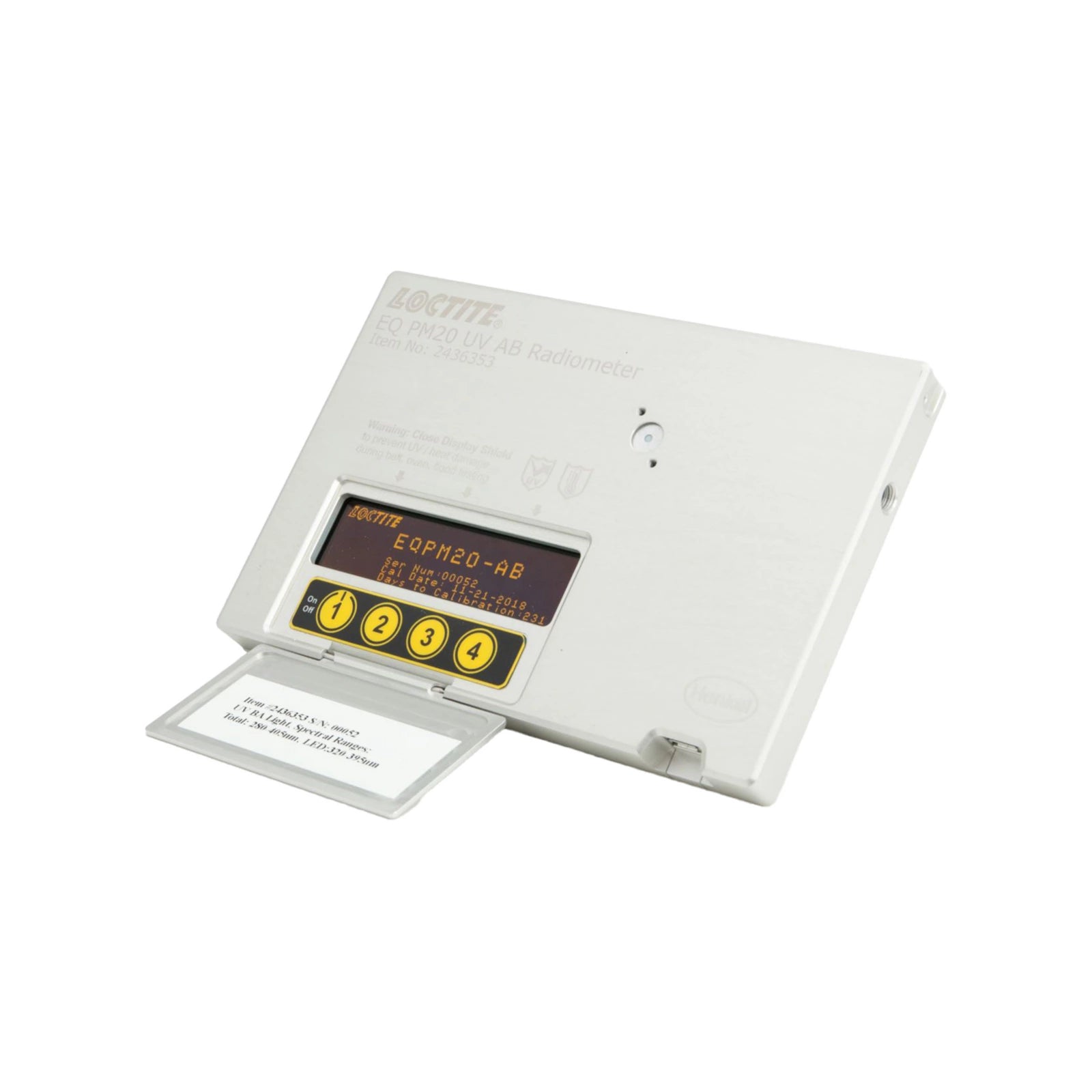 LOCTITE® PM20 UV Radiometers UV Vis & UV AB