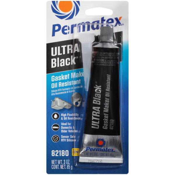 Permatex 82180 Ultra Black RTV Silicone Gasket 85g