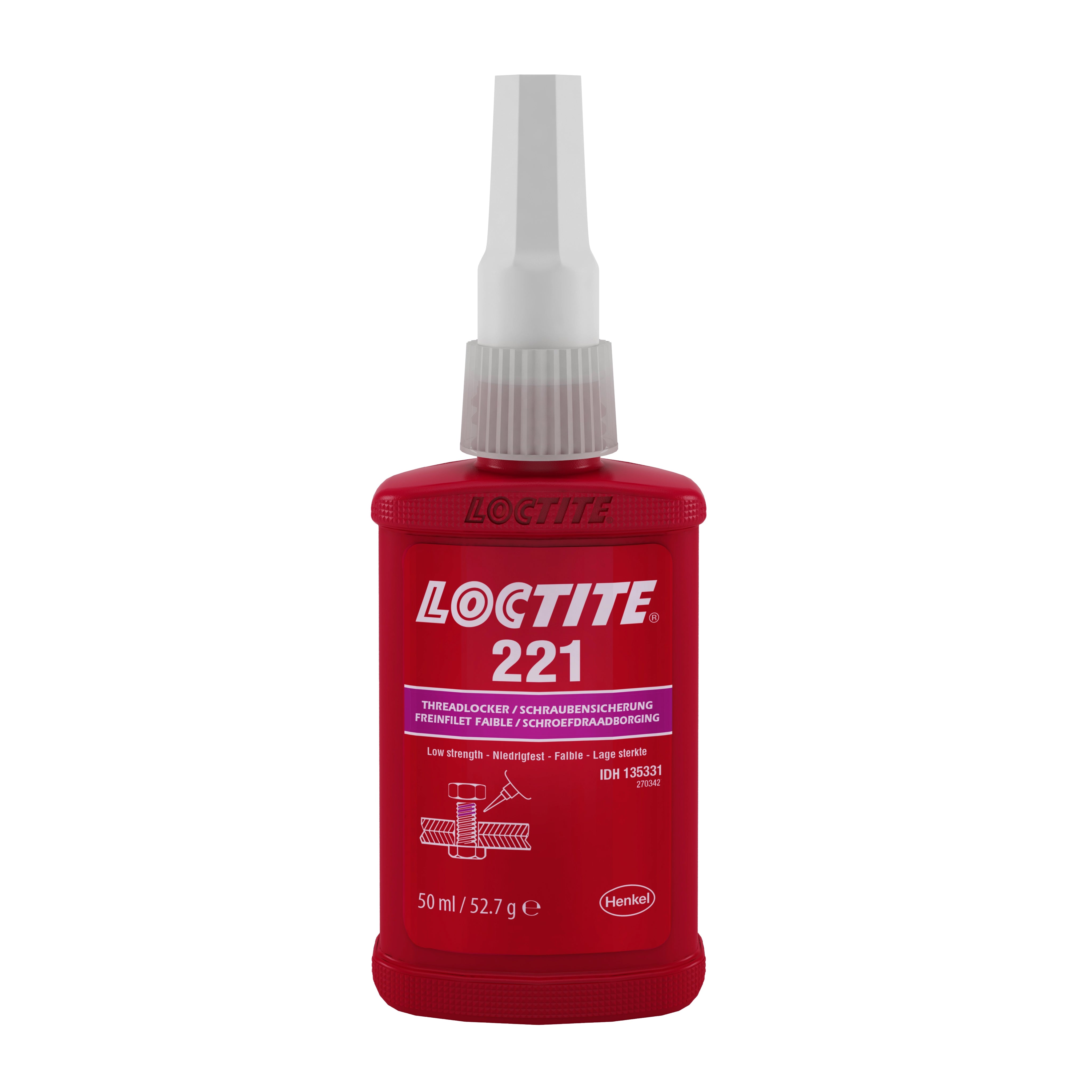 LOCTITE® 221 Low-Strength Threadlocker 50ml