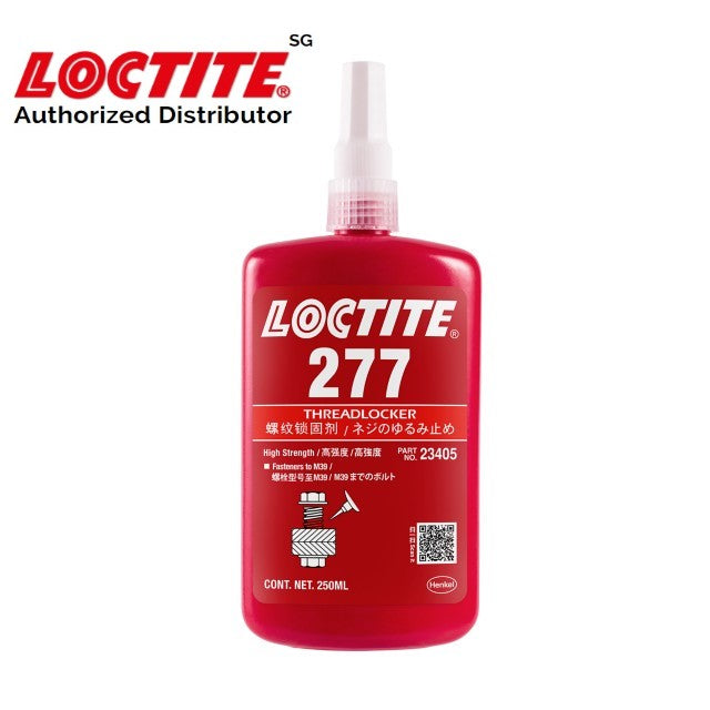 Red Loctite Machine Loctite 277 Acrylic Anaerobic Threadlocker Red 50ml
